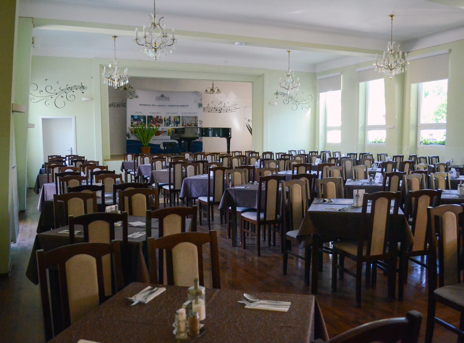 Jídelna v lázních Libverda