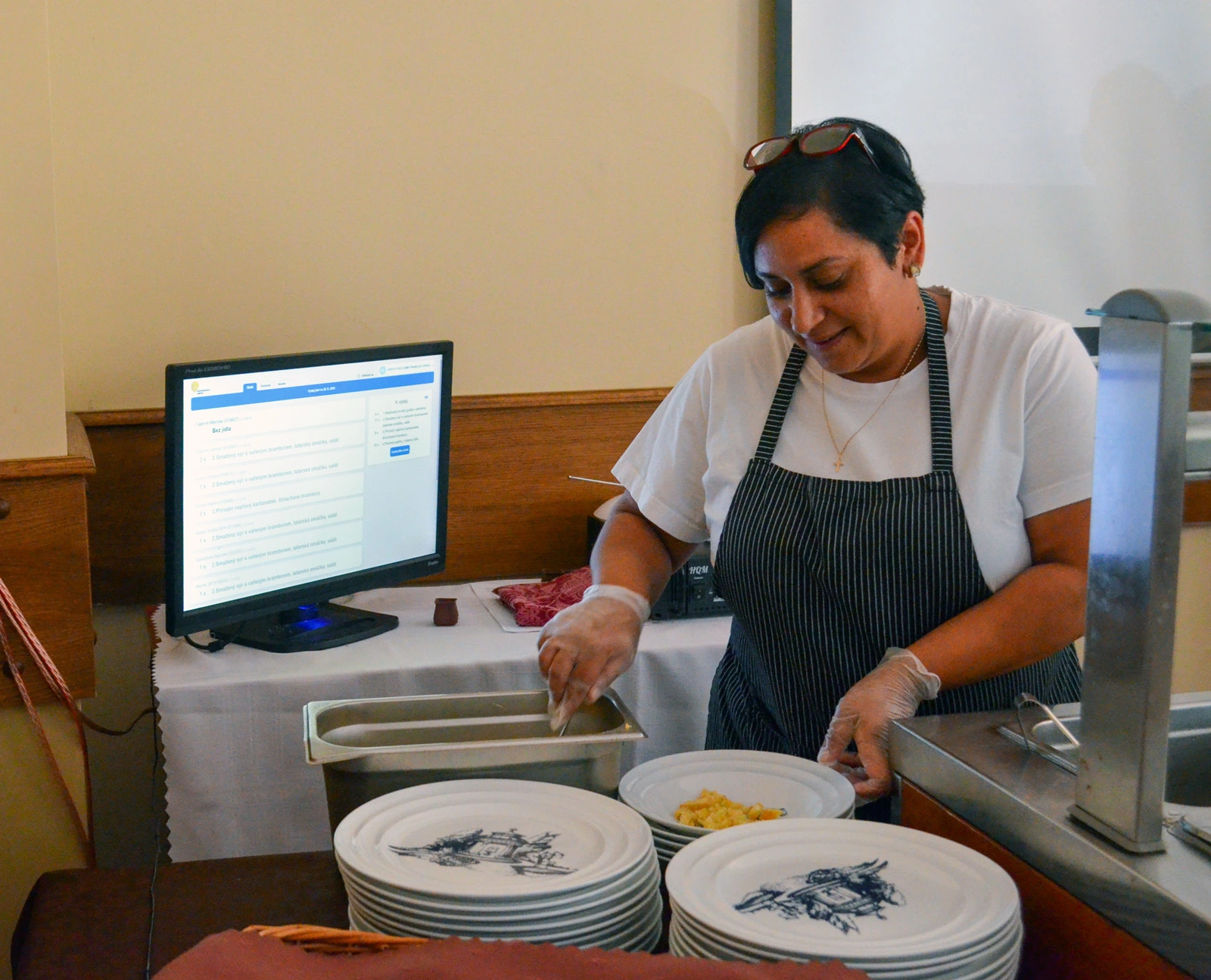 Výdej jídel Libverda