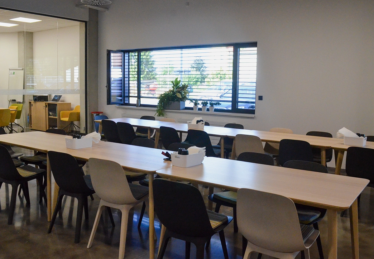 Jídelna ONE3D s instalovaným řešením od Objednávky obědů